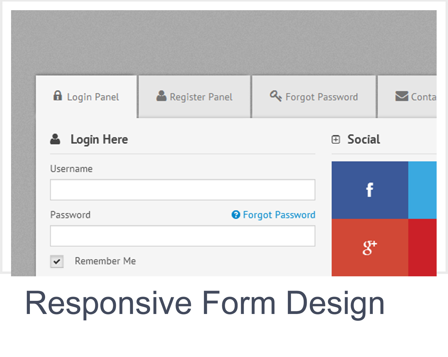 Form Design, ui design, responsive design,